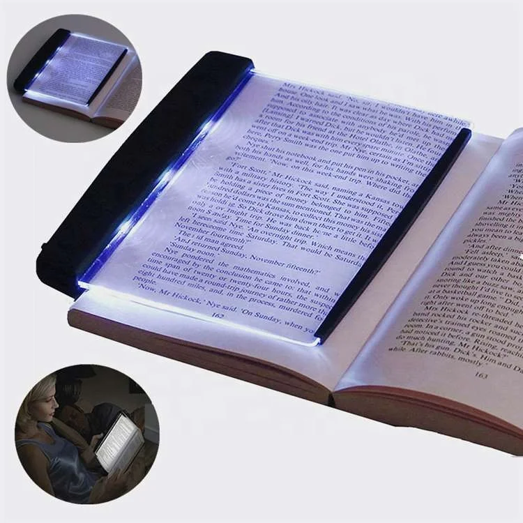 book wedge reading night light