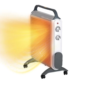 2000W New Design Portable Indoor Household Silent Infrared Convector Room Heater with Tip Over and Overheat Protection