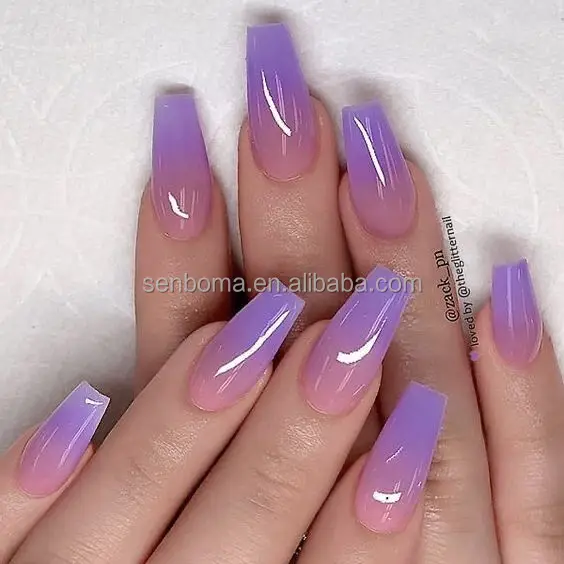 Chiêm ngưỡng mẫu ombre nails violet được yêu thích nhất