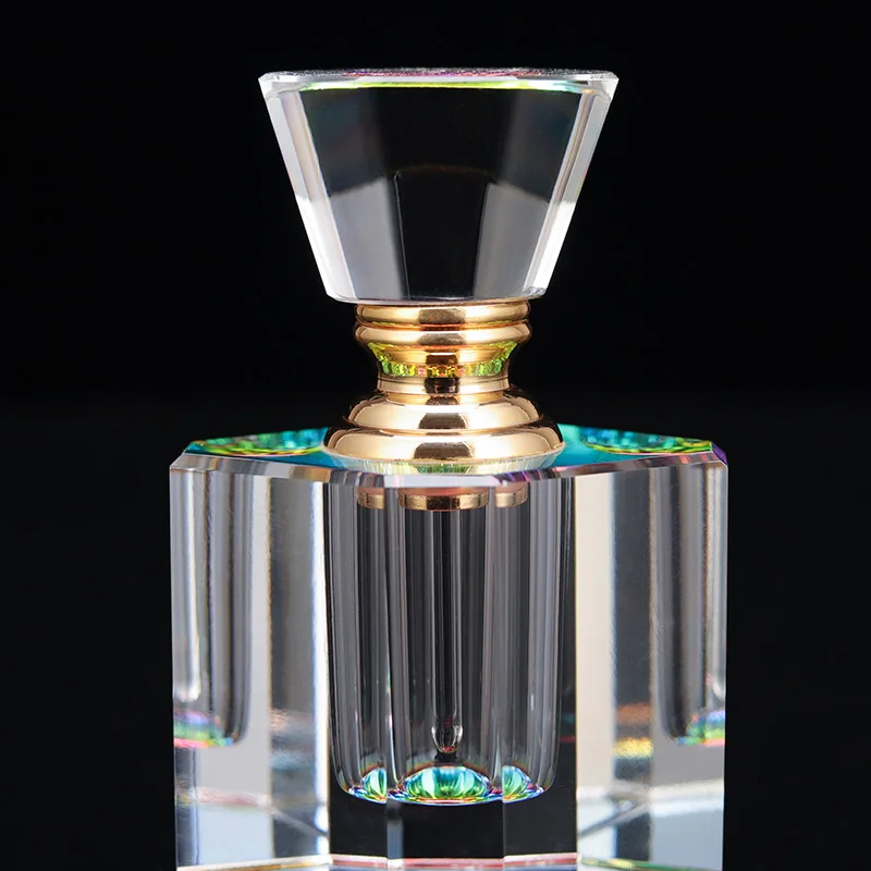 product small bridge original personalised design square perfume bottle premium rectangle cap refillable crystal perfume bottle-7