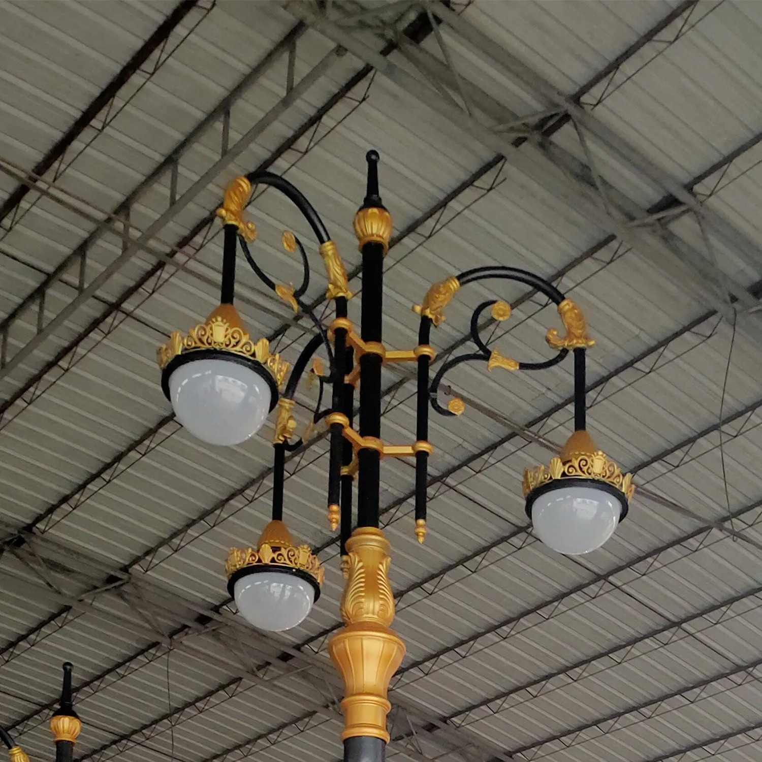 Main Gate Pillar Light Hotel Home Theme Park Decorative Square Pathway Light Modern Led Garden Light