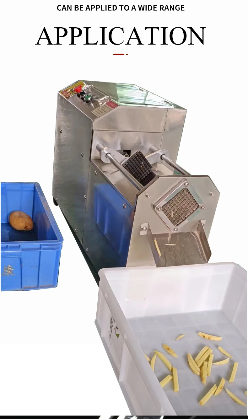 Professional Potato French Fries Cutter Manual Potato Chip French Fries Cutting Machine factory