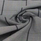 Check Cloth Big Check Polyester Cloth Fabric Price Per Meter Houndstooth Shirting Fabric For T Shirt Men