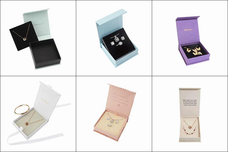 wholesale custom eco friendly cardboard jewelry box packaging for diamond bracelet necklace gifts-1