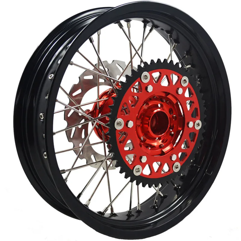 Rr125 200 2024 2 Stroke Aluminum Alloy Anodized 36spoke Supermoto Wheel