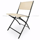 Folding Chair Outdoor Outdoor Modern Metal Iron Steel Patio Garden Bistro Foldable Folding Chair