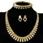 Wedding Earring 2021 New High Quality Copper Card Romantic Party Wedding Earring Necklace And Bracelet Sets