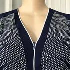 2021 Muslim African Casual Plus Size Women's Robe V-neck Zipper Diamond Dress