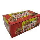 Amazing Box Packed 3 In 1 Fast Food Gummy Candy For Party