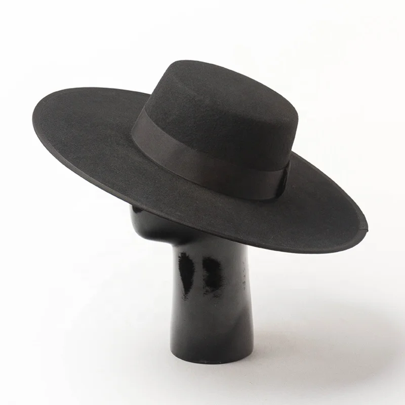 Buy Ladies Wide Brim Wool Felt Hat,Wide 