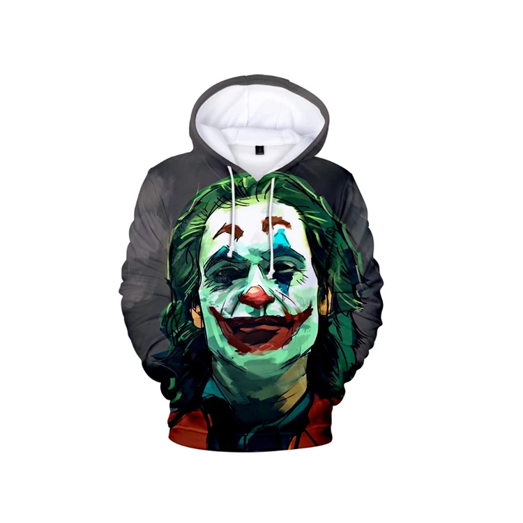 new men women penny wise clown joker sweatshirt 3d print horror