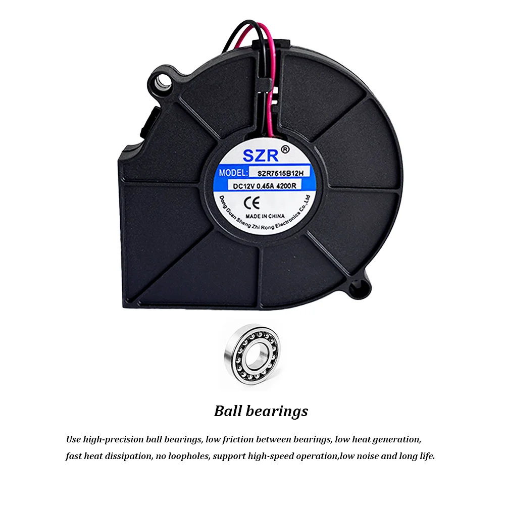 Ball Bearing, SZR7515, 12V, Brushless, 5/12/24V - detail 14