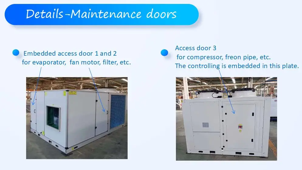 Rooftop Packaged Unit, COP, 10kw-140kw, R410A - detail 12