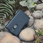 Wallet 2021 Real Carbon Fiber RFID Credit Card Holder Metal Official Purses Fashionable Wallet Women