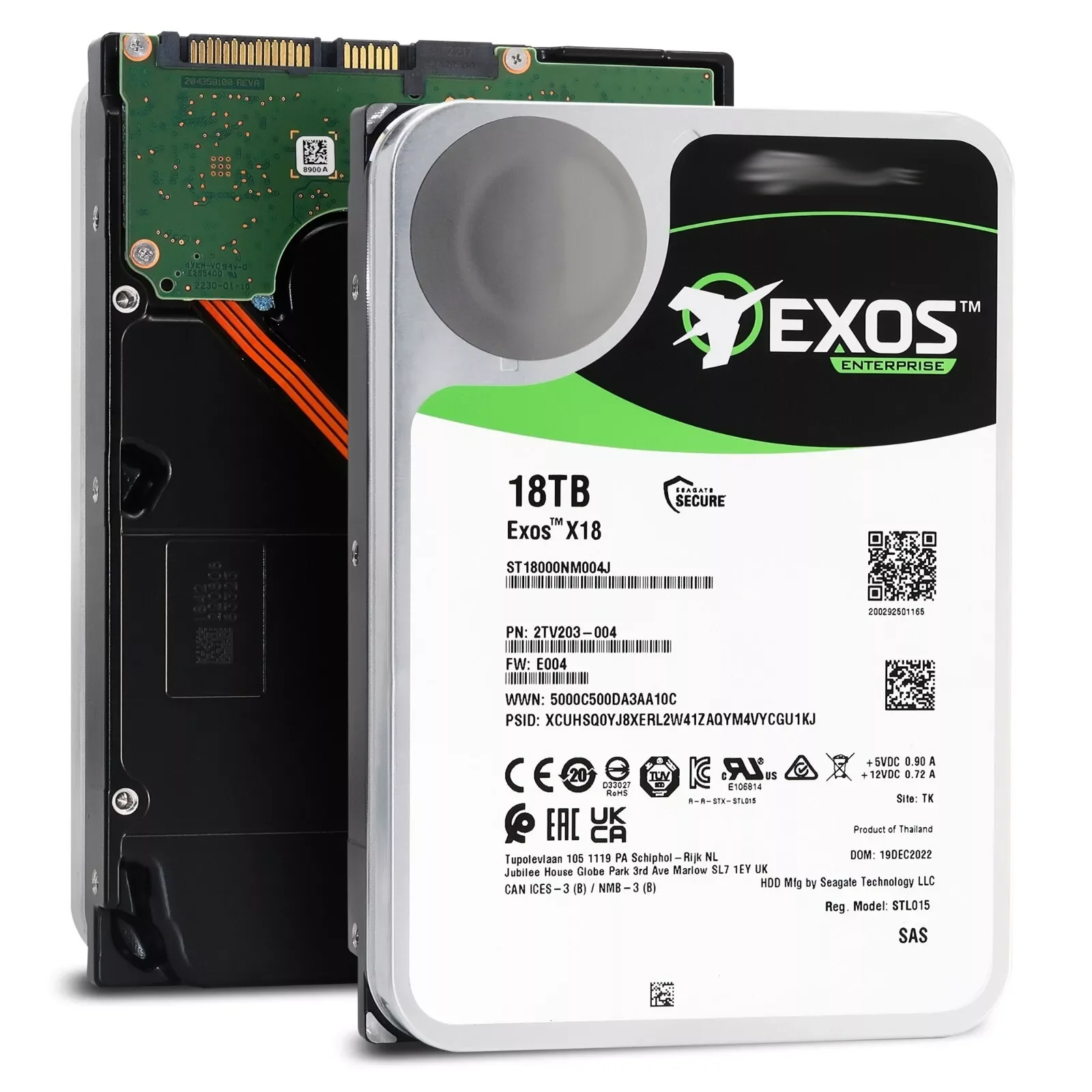 ST18000NM000D 18TB Enterprise Hard Drive With 256MB Cache For Server Use