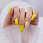Color Nail Sticker Nails Multi Color Neon Color Nail Wrap Sticker Private Label Pre Designed Nails