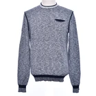 100% Fashion Custom High Quality Mens Sweaters 100% Cotton Round Neck Sweater