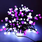 Day Led White Ball Led Light Valentine's Day Outdoor Decor 400 LED Ball Cluster Lights String Pink White