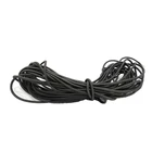 Cord Cords 3mm 4mm 5mm Braided Elastic Strong Stretch Bungee Elastic Cord Black Round Elastic Latex 1/8 Elastic