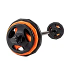 Gym Equipment Home Gym Equipment Body Building Weight Plates 20 KG Pump Barbell Set