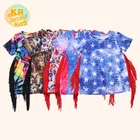 Independence Day Kids Shorts Girls' T-shirts Girls Clothing Sets Baby Clothes For July 4th