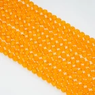 Necklace YIWU DIY Wholesales Crystal Loose Accessories Jewelry Faceted Football Round Beaded Necklace