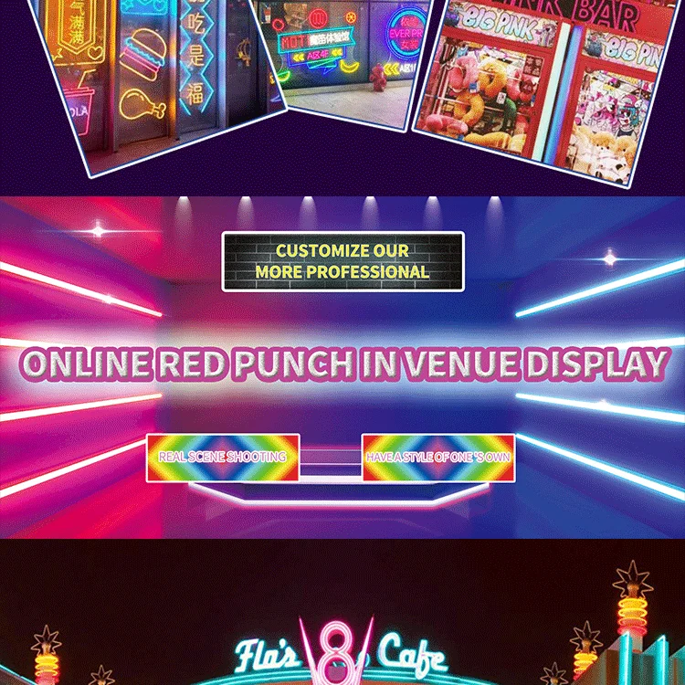 product factory outlet bar decoration outdoor waterproof art deco bedroom led rgbw comic kaws sign neon-6