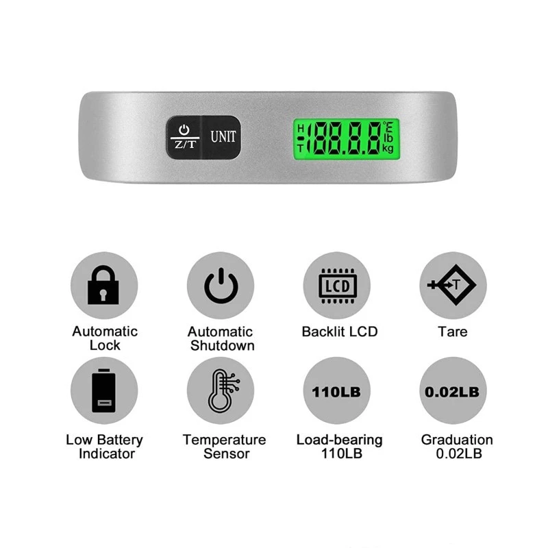 Balance Numérique Portable avec Affichage LCD Électronique-7