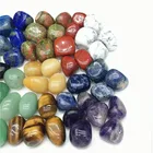 Gem Wholesale Natural Polished Quartz Crystal Gem Oval Quartz Crystals Tumbled Stones For Healing