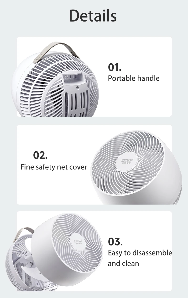 Table Fan, Electric, Plastic - detail 24