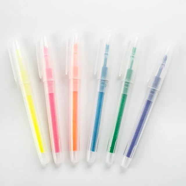 Office School Stationery Products Customized Art Marker Pens Fluorescent Colorful Pen Set Highlighter Pen For Kids