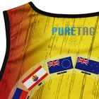 Custom Tank Top PURE Custom Print 100% Polyester Sleeveless Fitness Wholesale Mens Loose Tank Top For Gym
