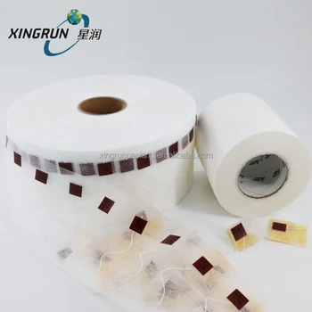 Custom biodegradable Nylon PA corn fiber packaging roll disposable heat seal empty moringa tea brew filter bag