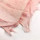 Scarves High Quality Jersey Organza Stretchy Head Scarves Wholesale African Women Stoles Muslin Hijab