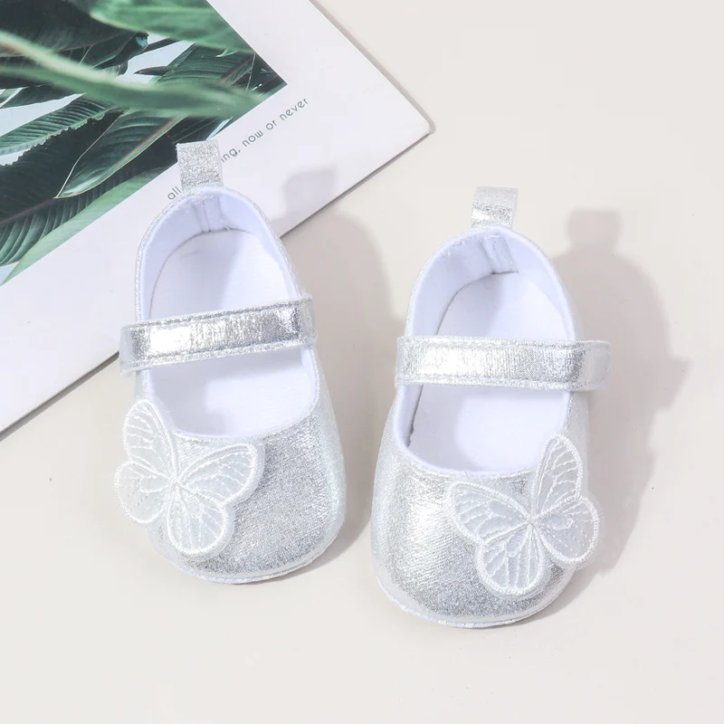 Soft Butterfly Embellished Newborn Baby Taid Shoes-Lightweight Breathable Anti-Slip for Summer Spring Autumn supplier
