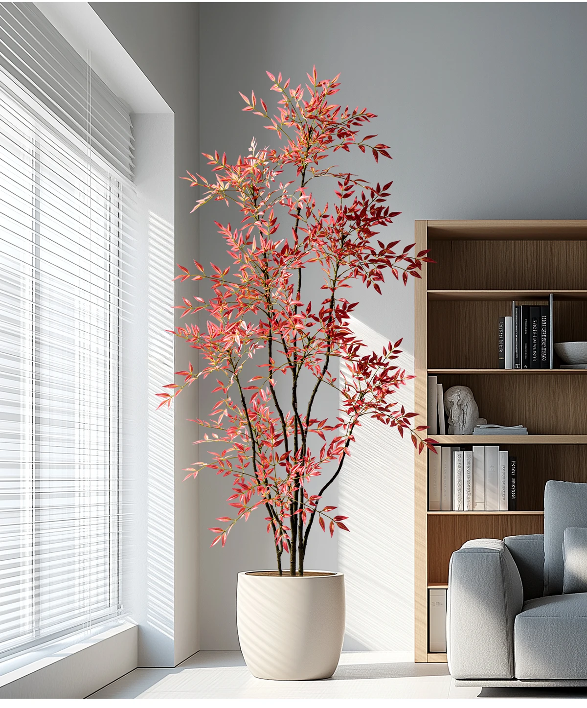 High Quality Handmade Plastic Artificial Bamboo Trees Eco-Friendly Home Decor Hot Sale! Skilled Manufacturers' Artificial Plants details