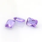 Gemstone Wholesale 170-2# Amethystine Nano Gems Octagon Purple Loose Gemstone Gemstone