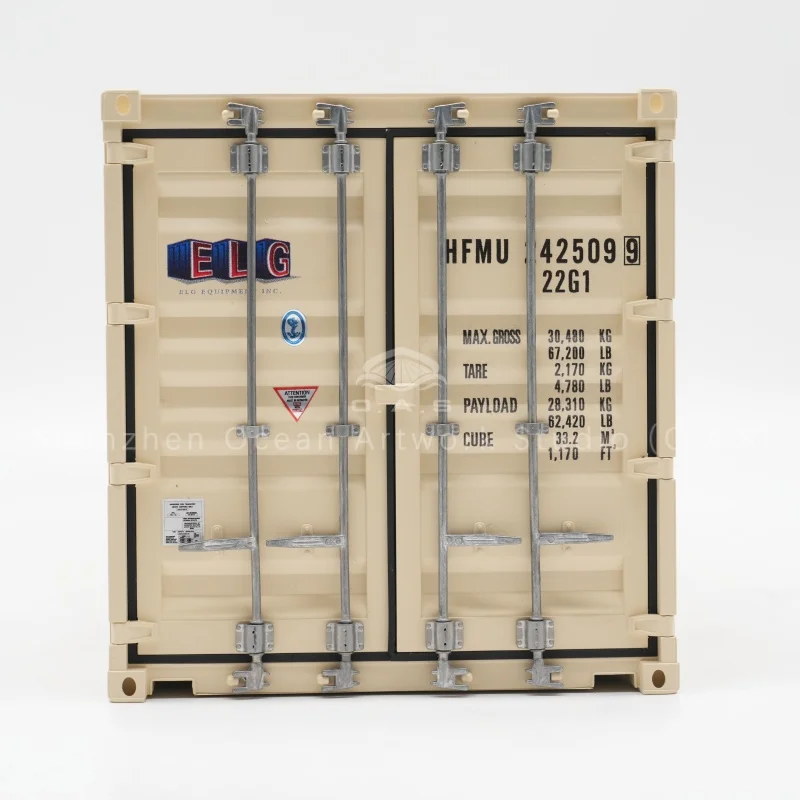 loas container model factory customized scale120 plastic crafts shipping boxes elg container model-10