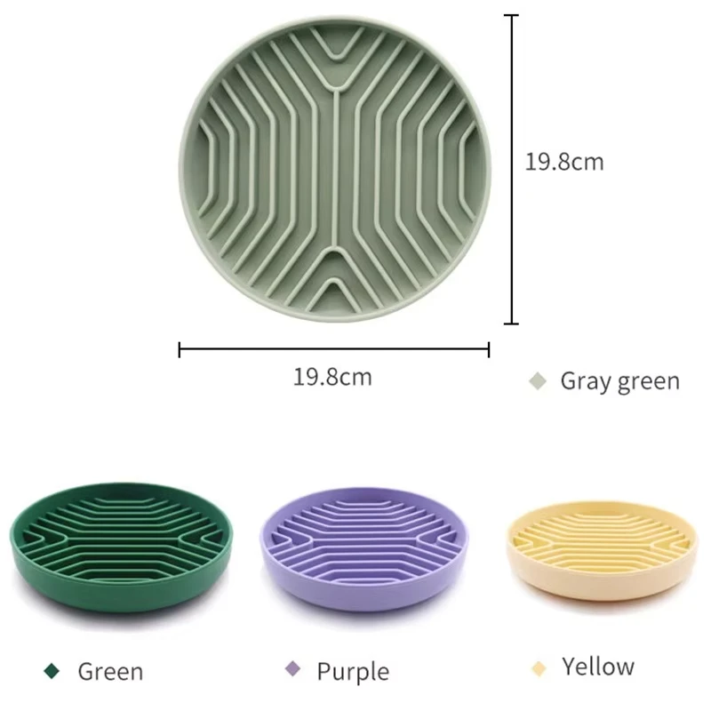 High Quality Licking Bowl for Pets Dog Feeder Mat Bowls Silicone Custom Logo Pet Licking Mat Pet Supplies details