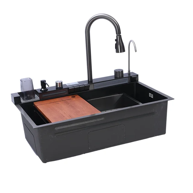 Multifunction Kitchen Sinks High Quality Stainless Steel Kitchen Sink With Single Bowl Low Price