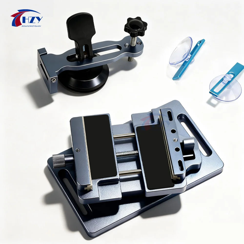 HZY RL-501 Plus 2 in 1 Screen Dismantling Fixture 360° Rotation 100% in Stock Fast Delivery for Phone Back Glass Remove