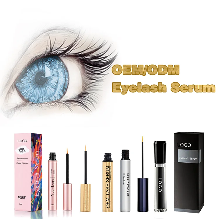 Europe No Brand Pumpkin Seed Extract Organic Makeup Eyelash Extensions Growth Serum Brow Eye Care Lash Regrow Enhancer 3 in 1