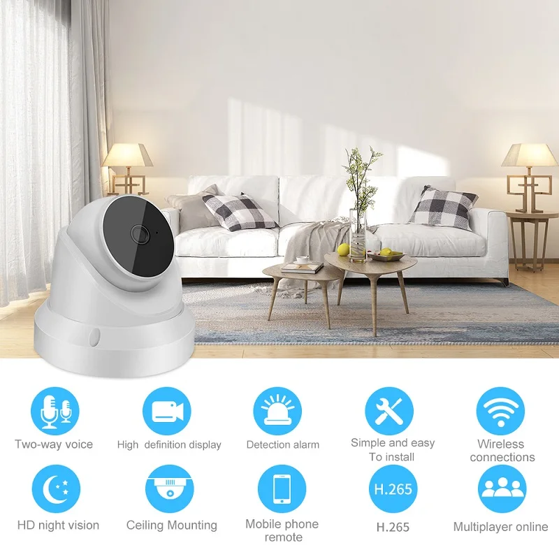 V380 Pro WiFi 1080P PTZ IP Camera Smart Home Security Night Vision Indoor 2MP Wireless CCTV Dome Camera 1.jpg