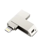 Drive 32gb 2gb Pen 2 In 1 OTG Metal Swivel USB Flash Drive 128GB 64GB 32GB 16GB 8GB 4GB 2GB Pen Drive Pendrive