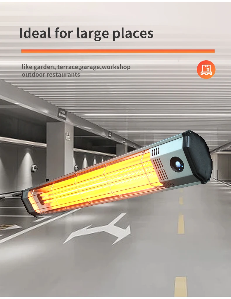 Electric Heater, CH260, 5500W, Wall, Waterproof - detail 4