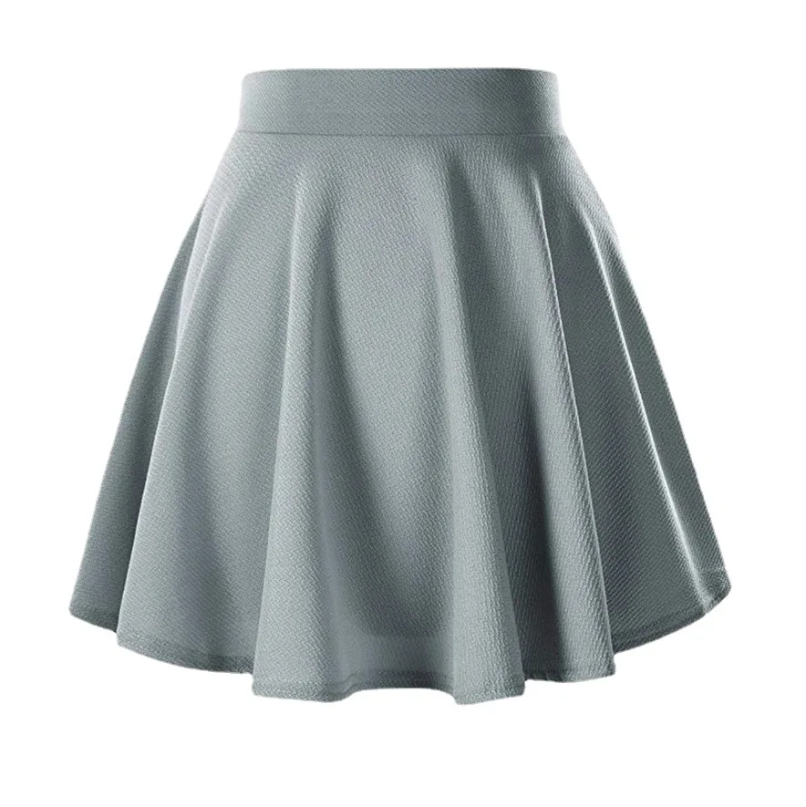 Ouze falda corta mujer Women's Basic Elastic Flare Sexy Short Skirt Casual Mini Skorts