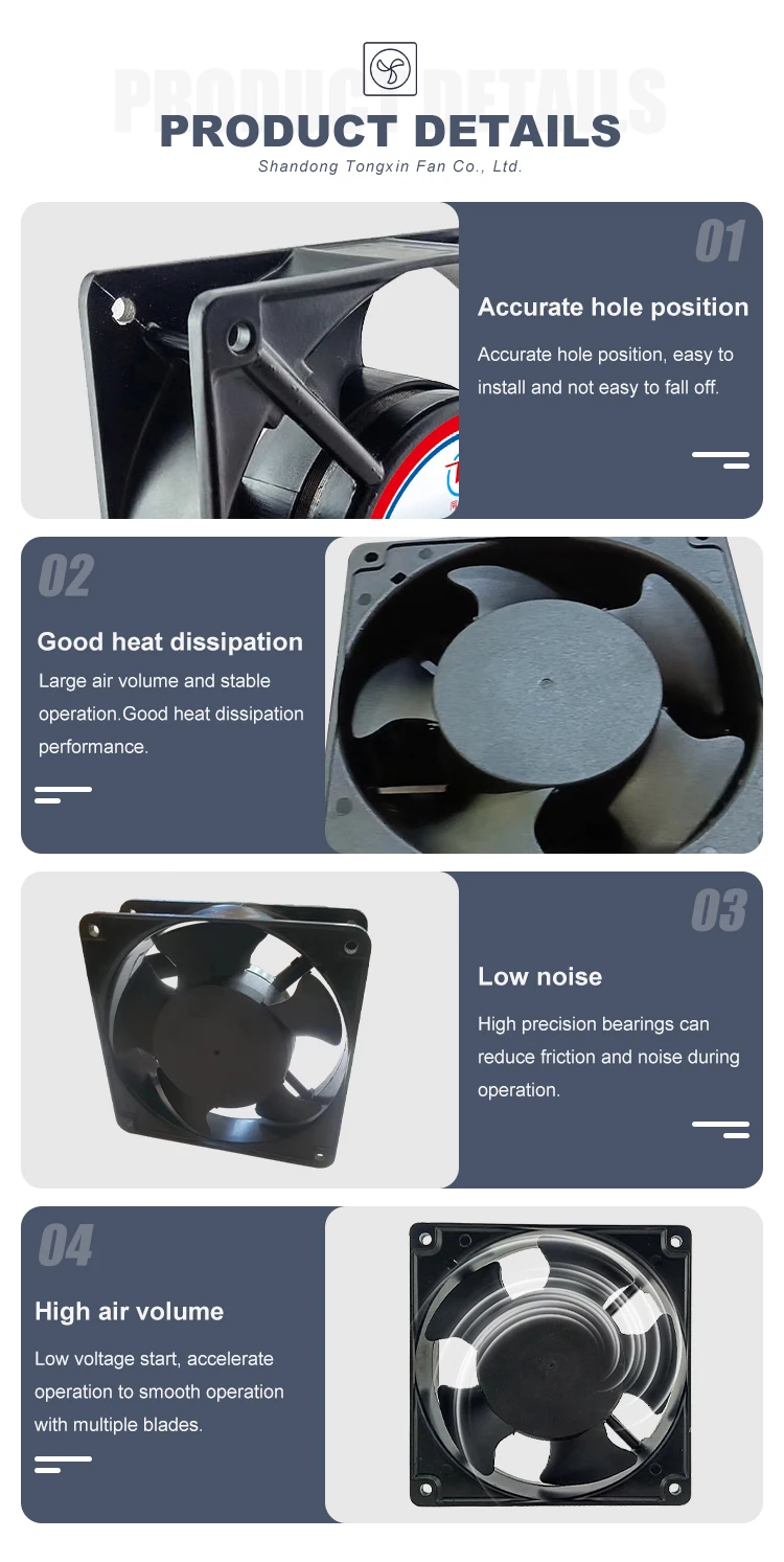 Fan, Axial, 115v, 220v, 230v - detail 4