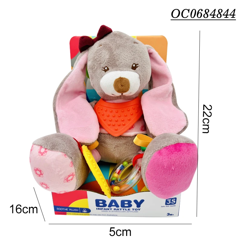 2022 new arrivals baby cute plush doll toys soft for babies 3 months
