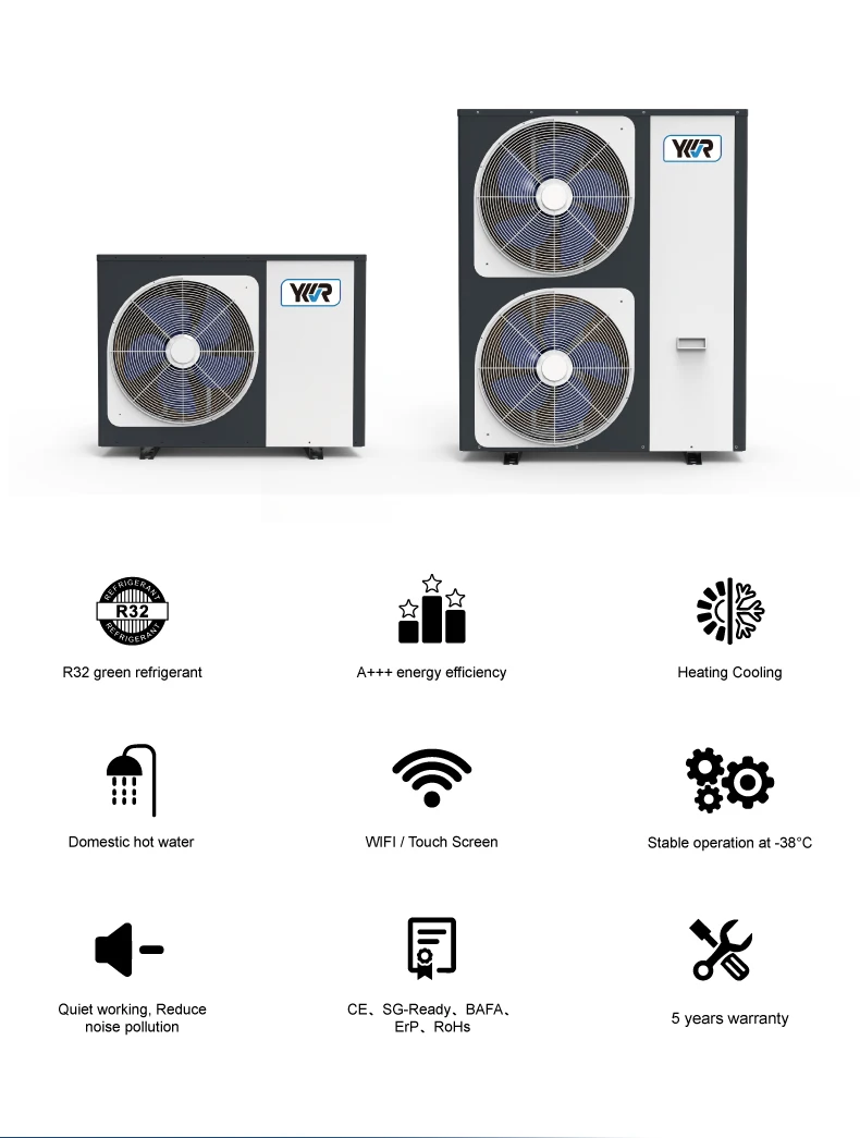 Water Heater, YKR, R32, DHW, WIFI - detail 6