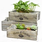 Planter Wooden Planter Whitewashed Rectangular Succulents Flower Planter Window Centerpiece Box Rustic Wooden Planter Box For Wedding Decor